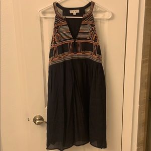 THML embroidered shirt dress